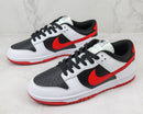 DUNK LOW 'WHITE BLACK RED'