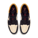 Air Jordan 1 Low Sail University Gold Black
