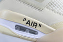 Air Jordan 4 Retro Off White X Wmns SP Sail